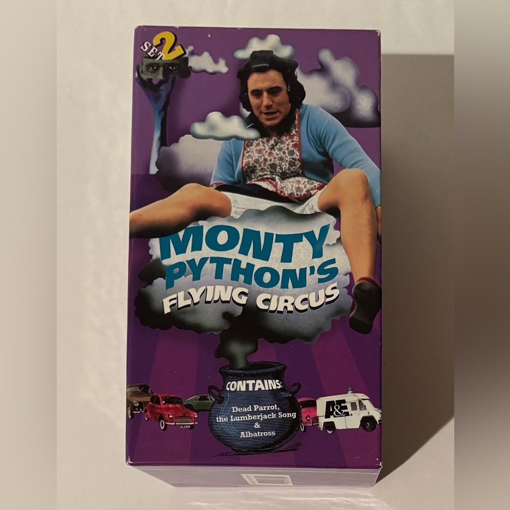 Monty Python VHS Flying Circus Set Volume 4 5 6 Funny  Dead Parrot